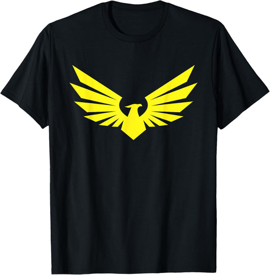 Yellow Phoenix 10 Life Rebirth Longevity Magic Renewal Gift T-Shirt - T-Shirt | Black
