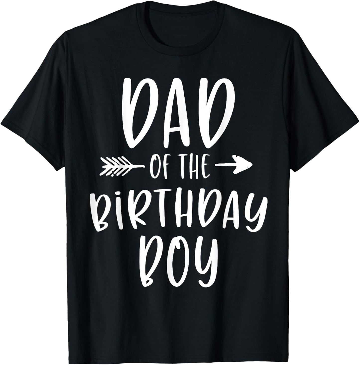 Dad of the Birthday Boy Daddy And Son Bday Party Father T-Shirt - T-Shirt | Black