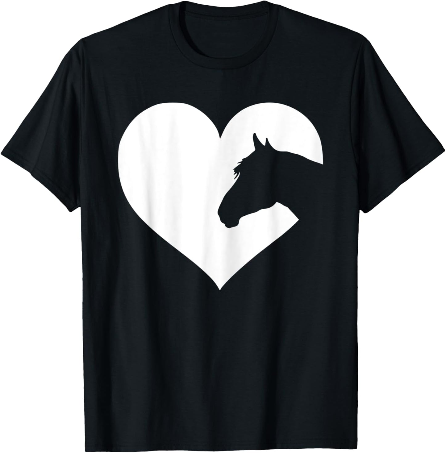 Horse lover Gift girls & women who love horses T-Shirt - T-Shirt | Black