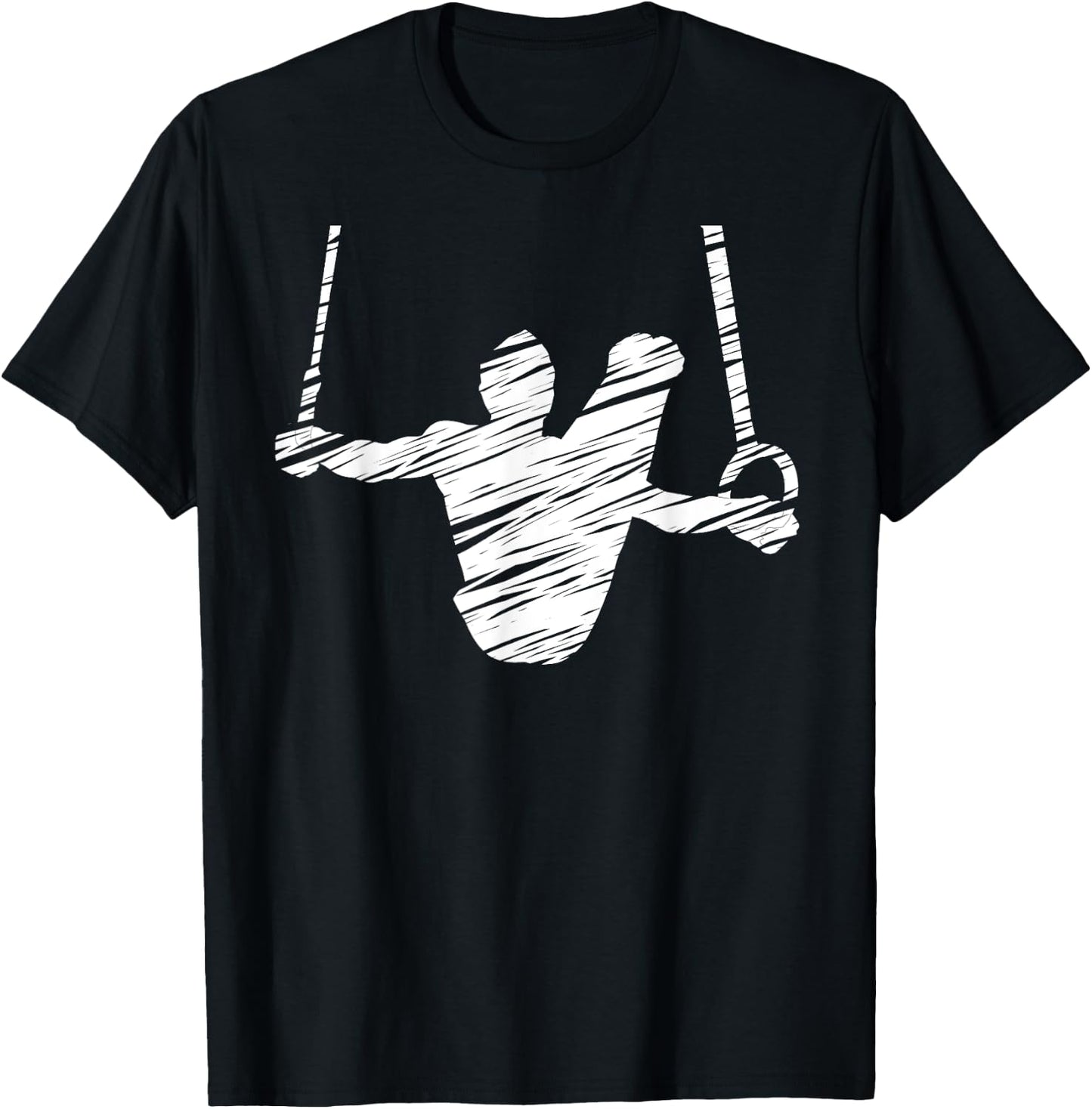 Motif gymnastics gymnast gymnastics fan vintage T-Shirt - T-Shirt | Black