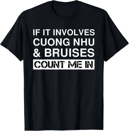 Funny Cuong Nhu Fighter Fighting Martial Arts T-Shirt - T-Shirt | Black
