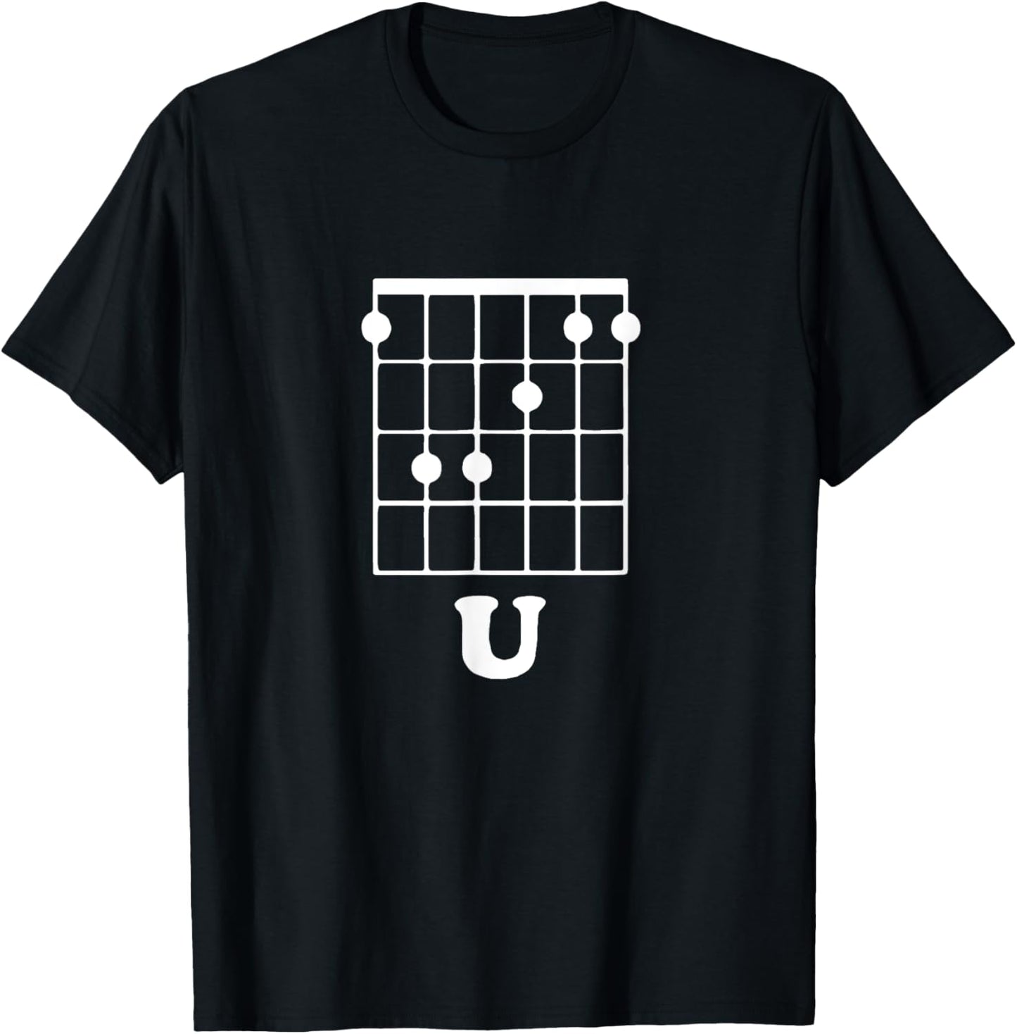 Guitar F Chord Guiatrist Funny Gift T-Shirt - T-Shirt | Black