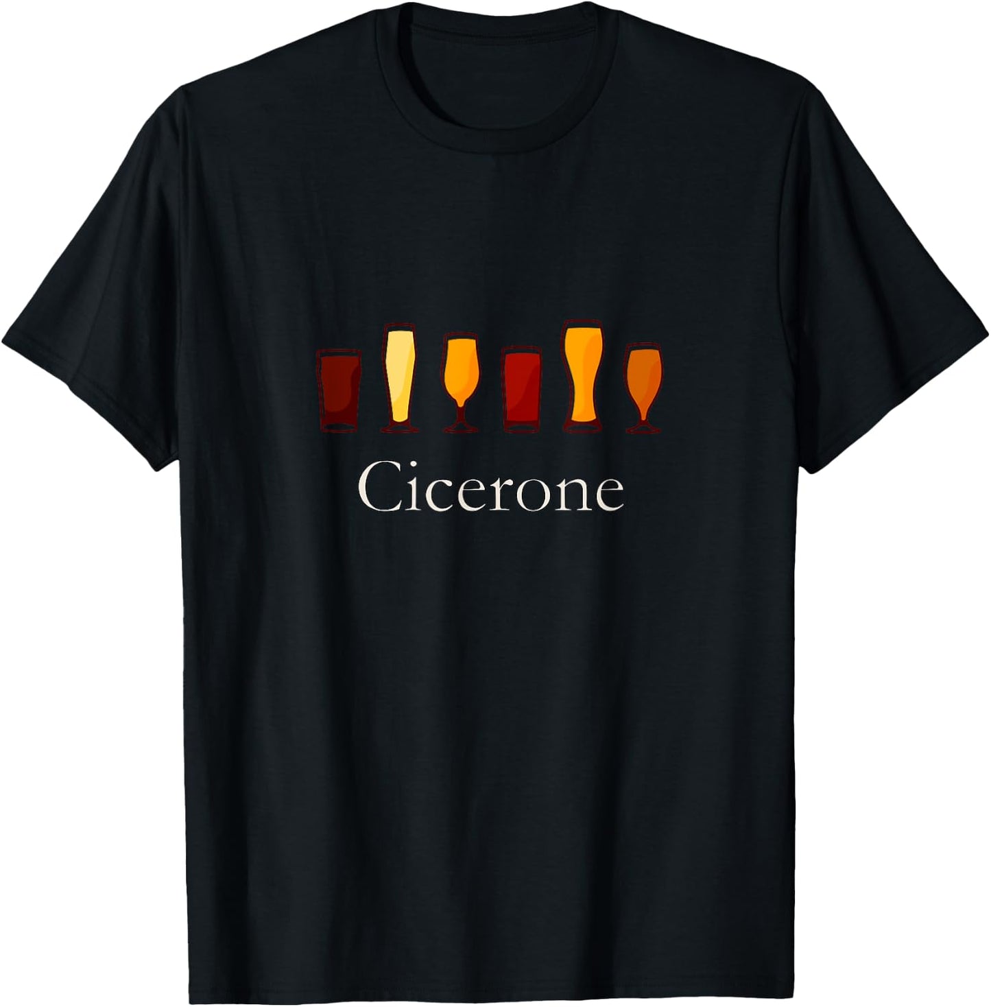 Cicerone - Beer Sommelier For Craft Beer Drinking T-Shirt - T-Shirt | Black