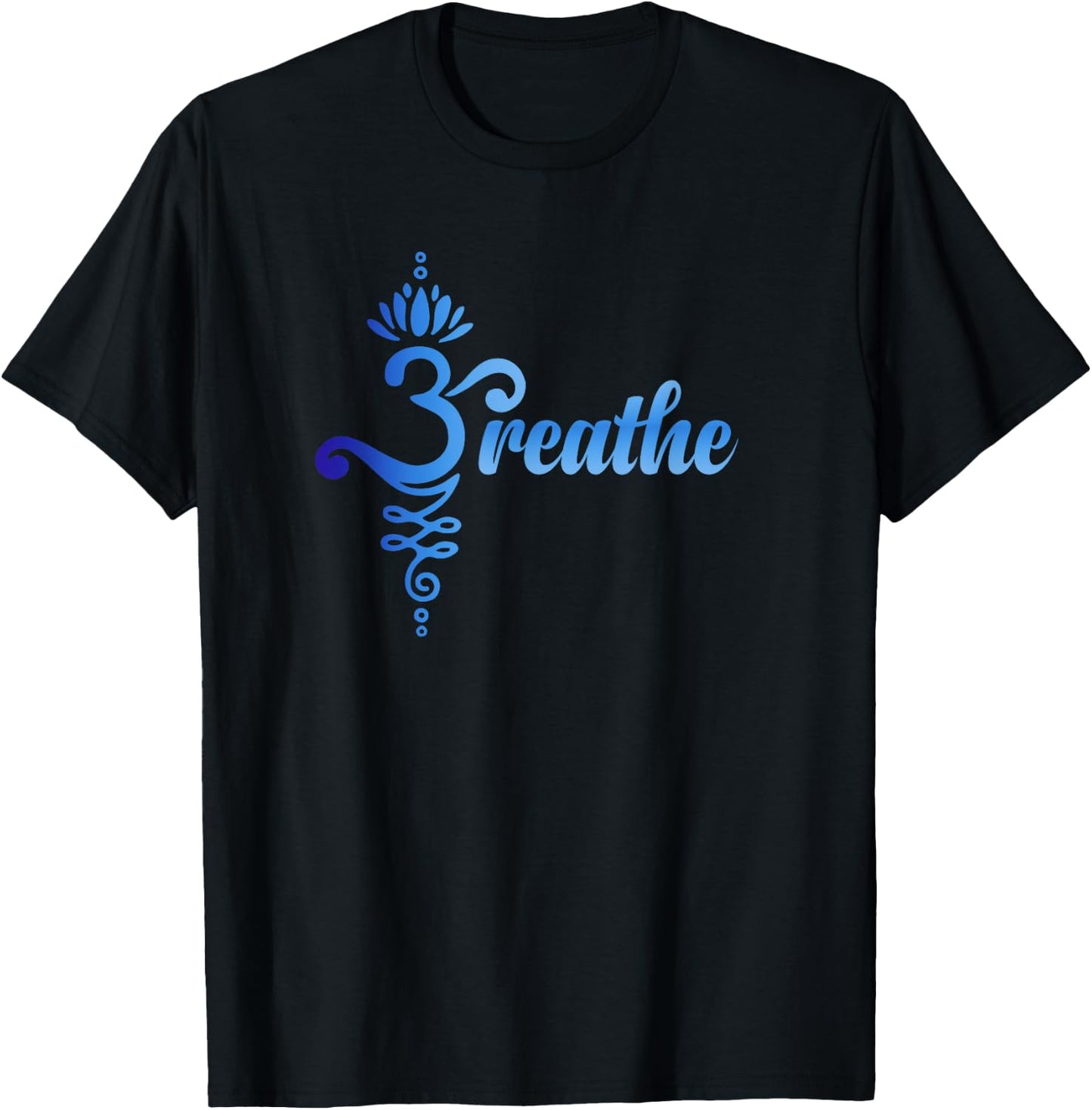 Breathe Sanskrit Symbol T-Shirt - T-Shirt | Black