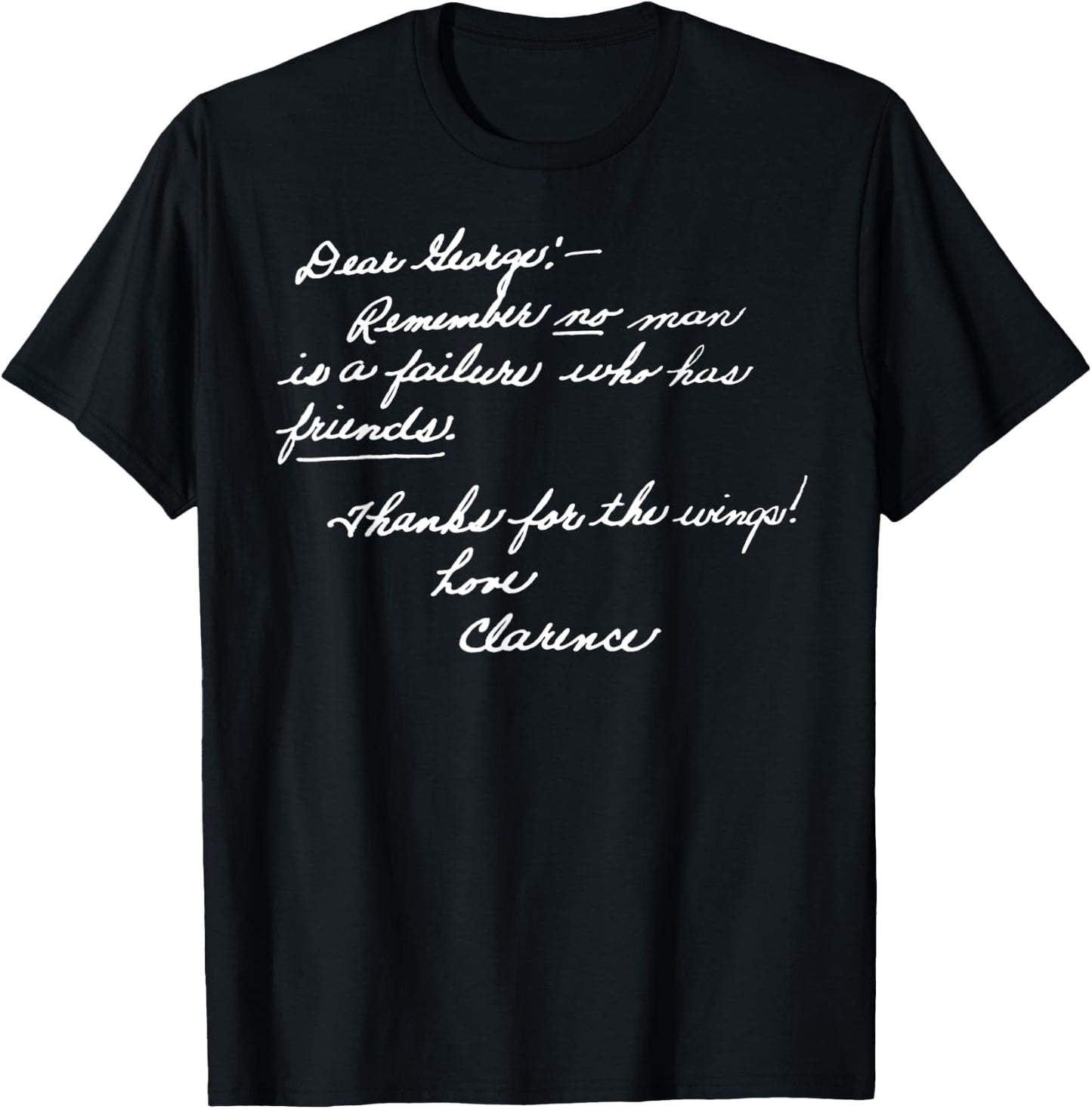 Vintage Christmas Classic It's a Wonderful Life T-Shirt - T-Shirt | Black