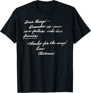Vintage Christmas Classic It's a Wonderful Life T-Shirt - T-Shirt | Black