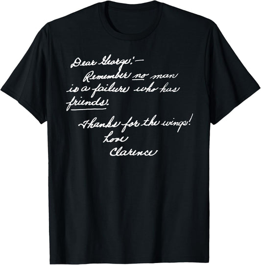 Vintage Christmas Classic It's a Wonderful Life T-Shirt - T-Shirt | Black