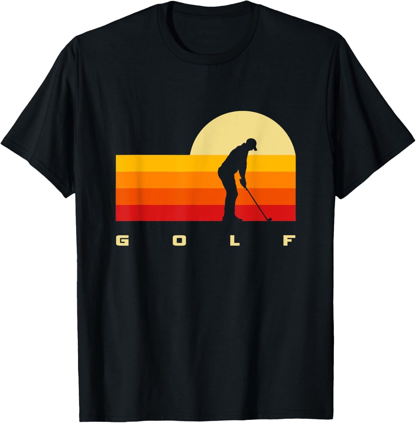Golfer Golf T-Shirt - T-Shirt | Black