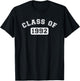 Class Of 1992 School Reunion Design With White Text T-Shirt - T-Shirt | Black