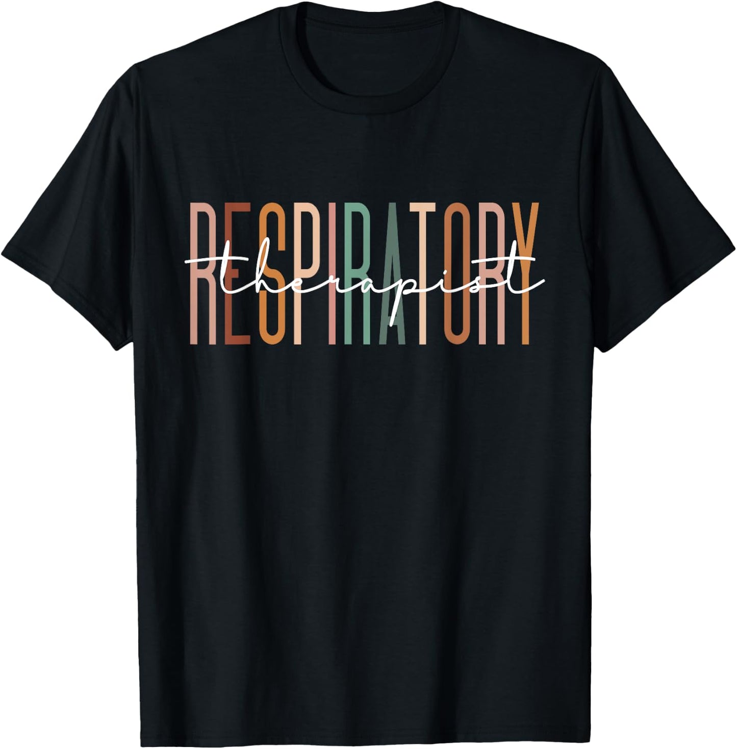 Respiratory Therapist Therapy Lung Doctor Appreciate T-Shirt - T-Shirt | Black
