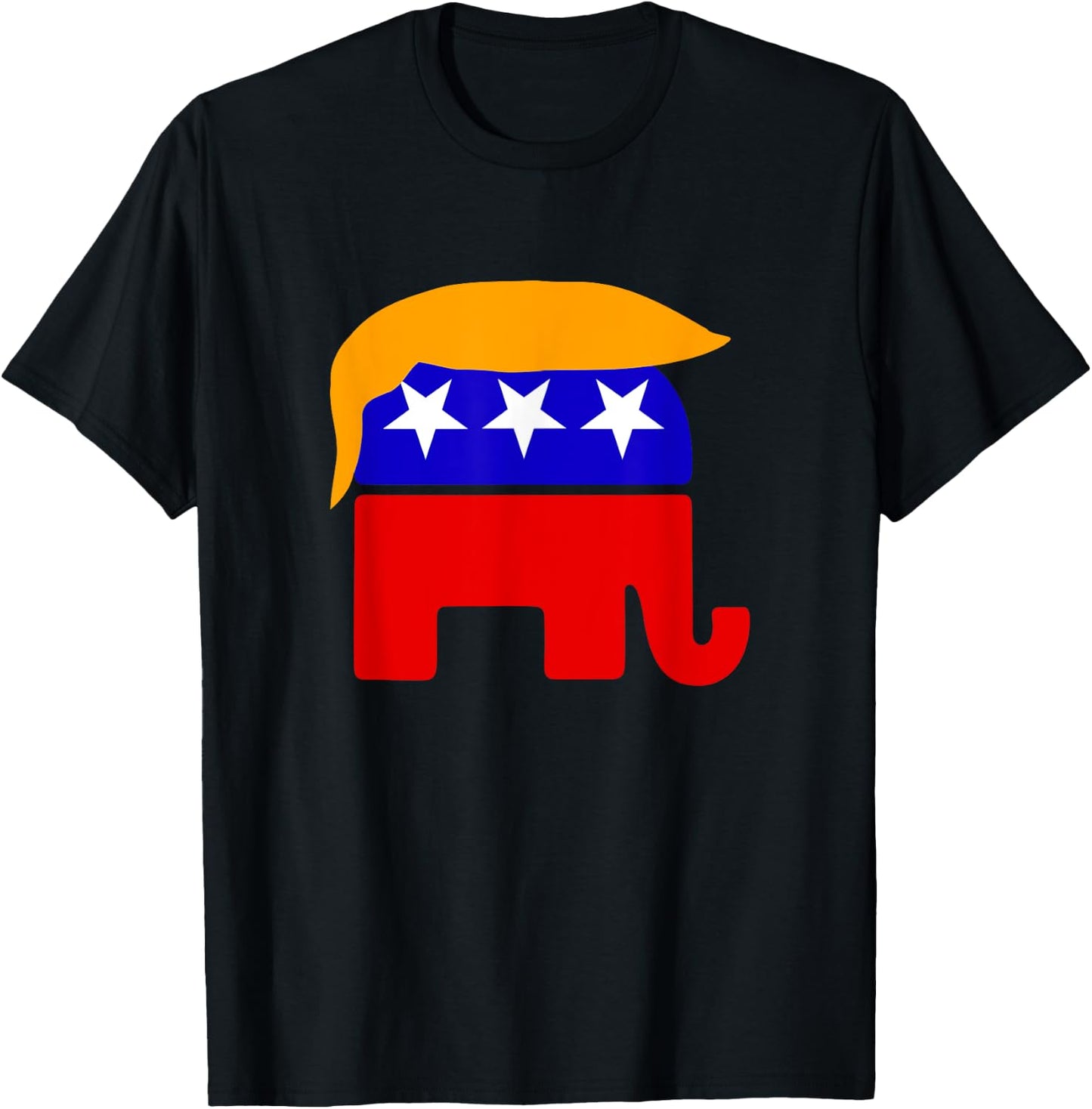 GOP President Donald Trump Republican Elephant Hair T-Shirt - T-Shirt | Black