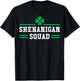 Shenanigan Squad Funny St Patricks Day 2020 Drinking T-Shirt - T-Shirt | Black