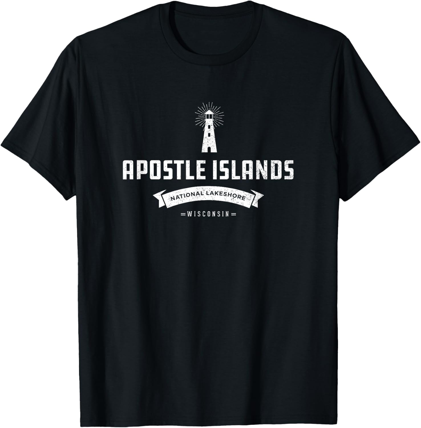 Apostle Islands National Lakeshore T-Shirt - T-Shirt | Black