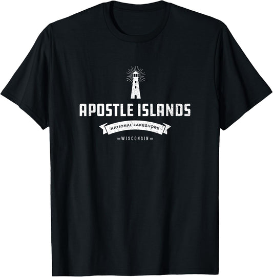 Apostle Islands National Lakeshore T-Shirt - T-Shirt | Black