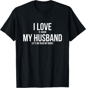 Book Lover Wife Wife Book Reading Reading Books T-Shirt - T-Shirt | Black