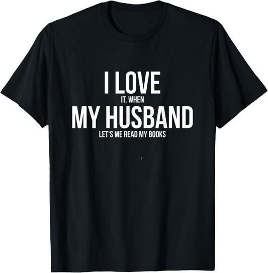 Book Lover Wife Wife Book Reading Reading Books T-Shirt - T-Shirt | Black