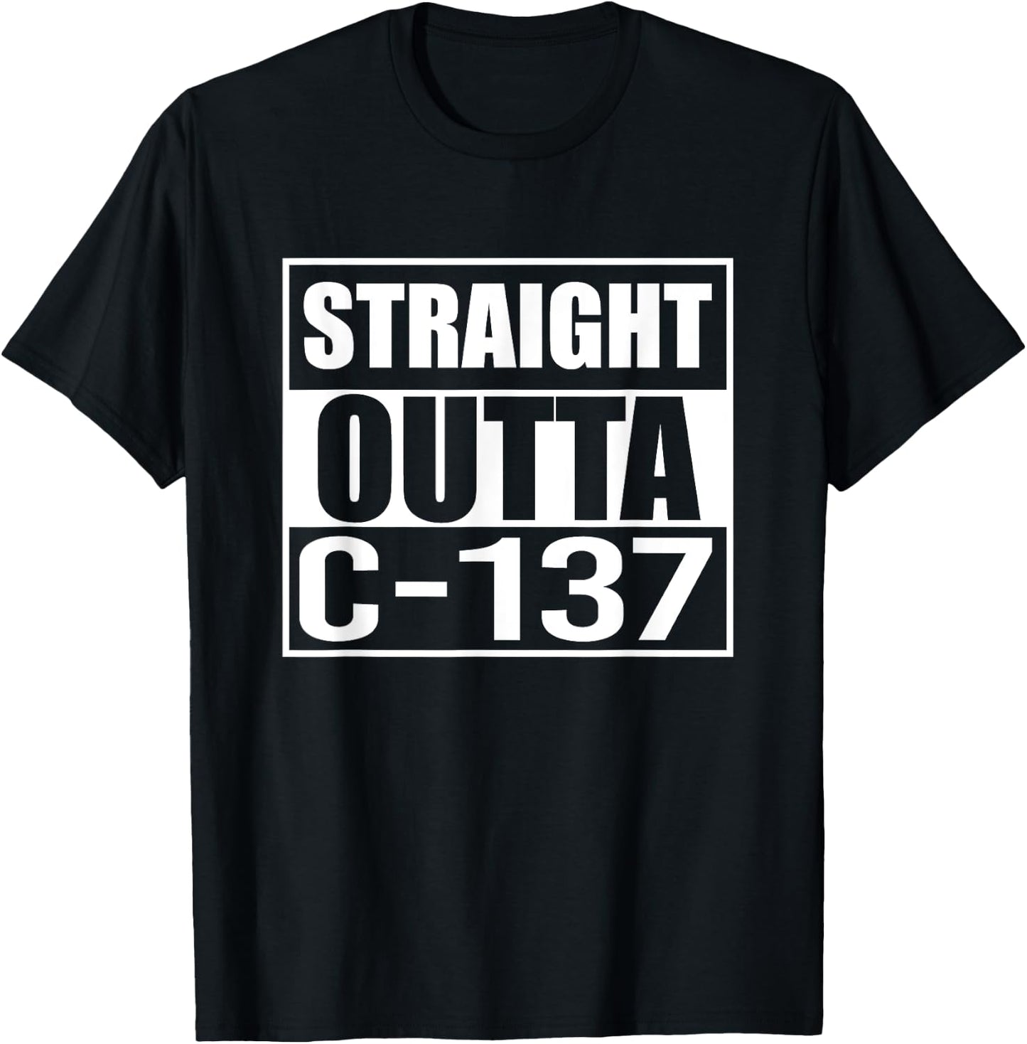 Straight Outta Dimension C-137 Funny T-Shirt - T-Shirt | Black