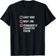 Permanently Exhausted Pigeon T-Shirt - T-Shirt | Black