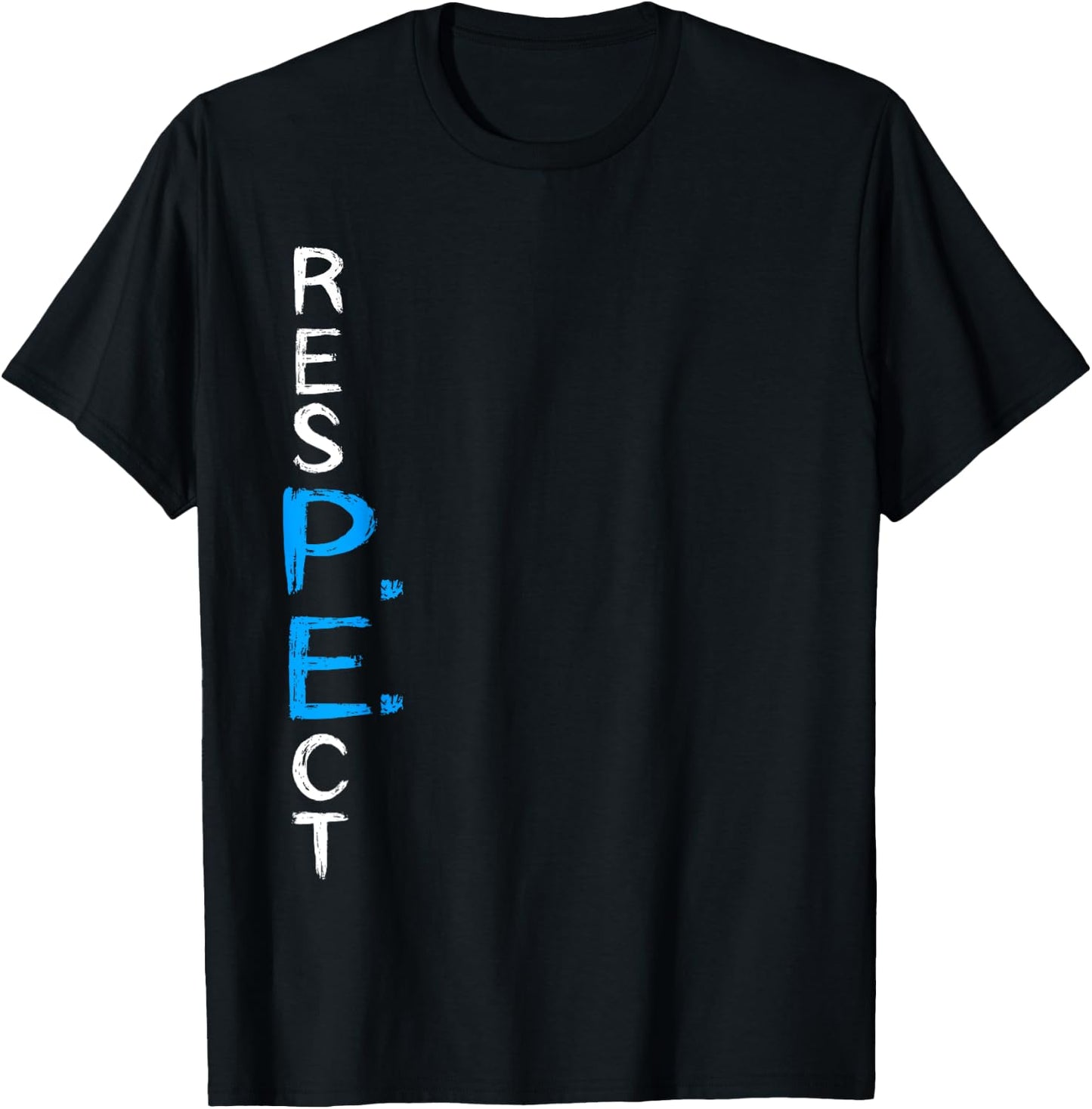 Respect P.E. Teacher PE Teacher School Fitness Gym Class T-Shirt - T-Shirt | Black