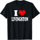I Love Livingston T-Shirt - T-Shirt | Black