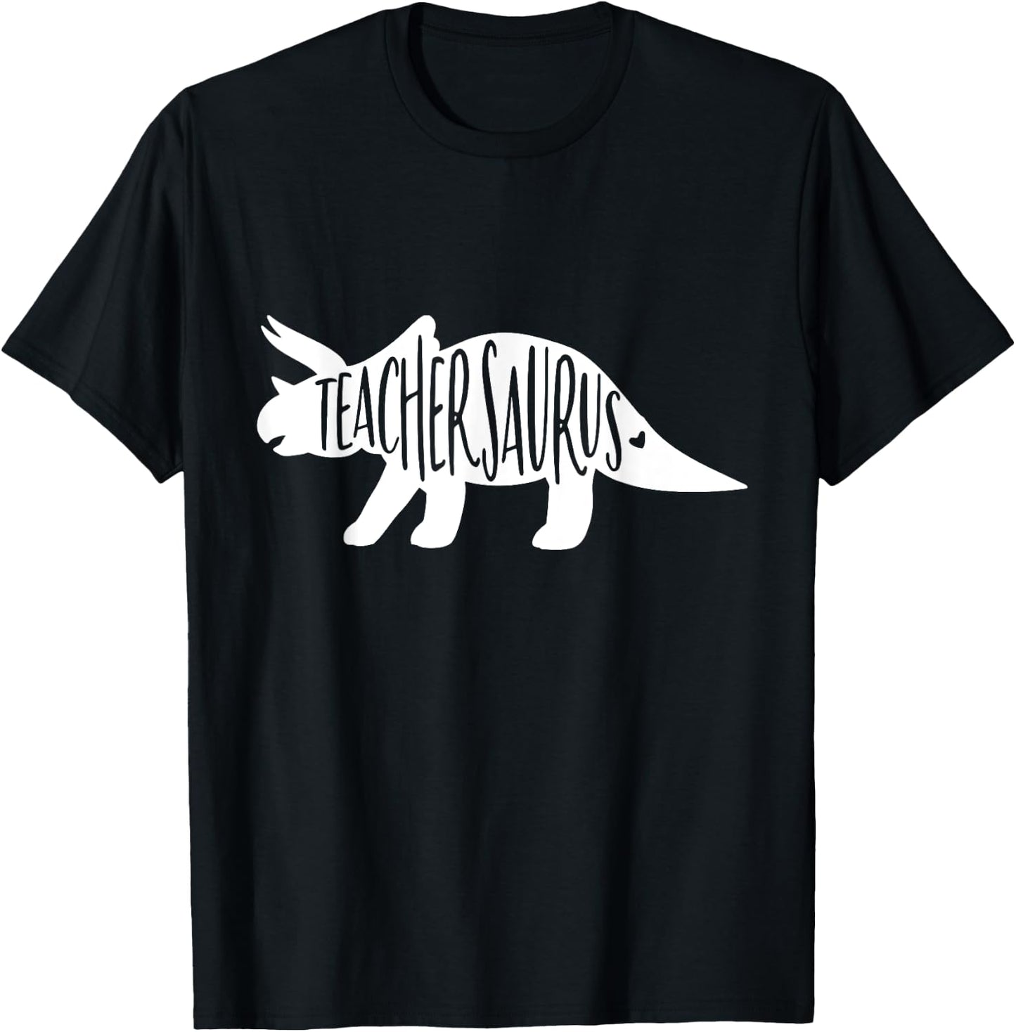 Teachersaurus Like A Normal Teacher Awesome Dinosaur Teacher Men Women Girls Kids T-Shirt - T-Shirt | Black