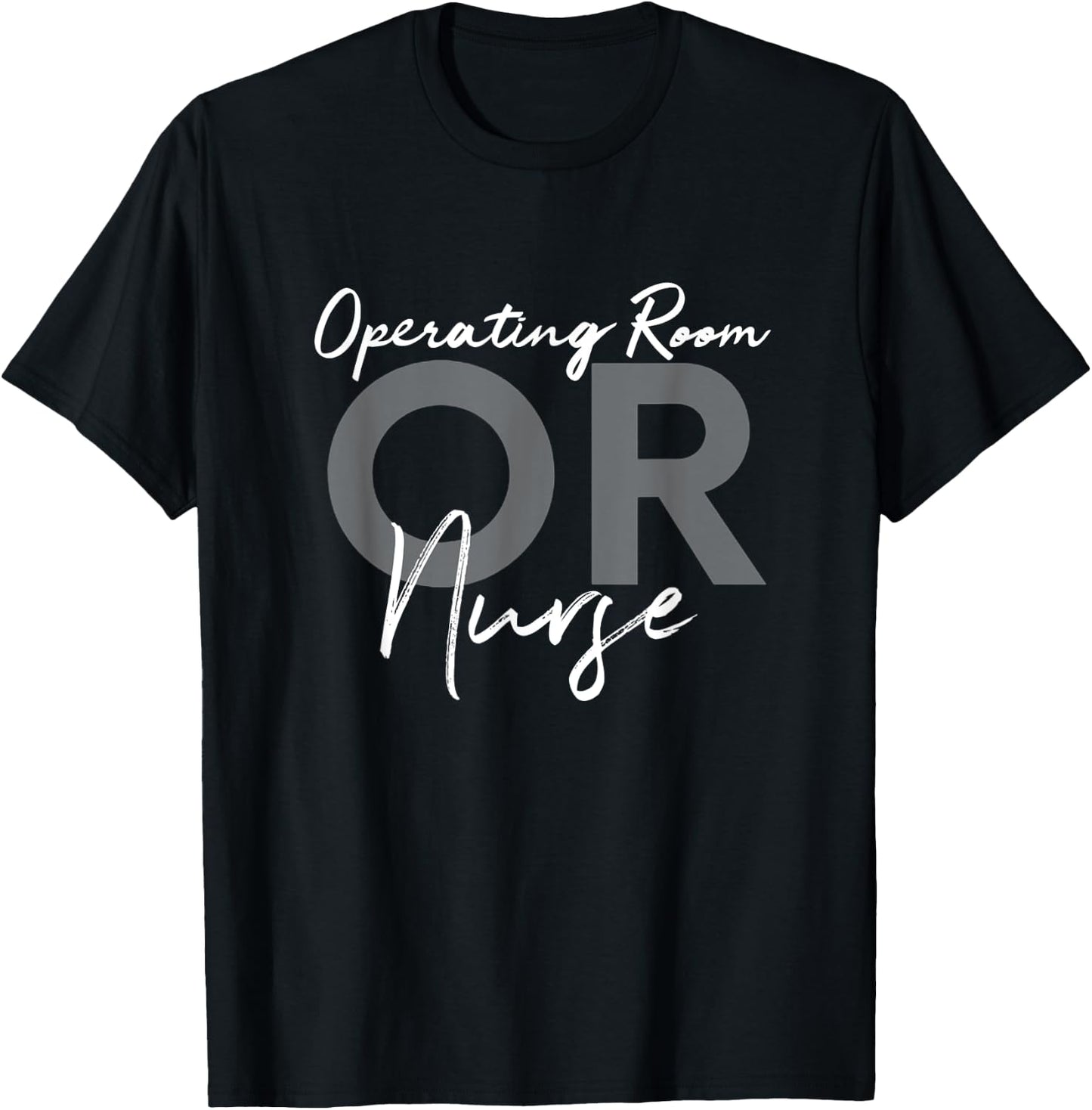 Operating Room Registered Nurse Hospital RN Staff T-Shirt - T-Shirt | Black
