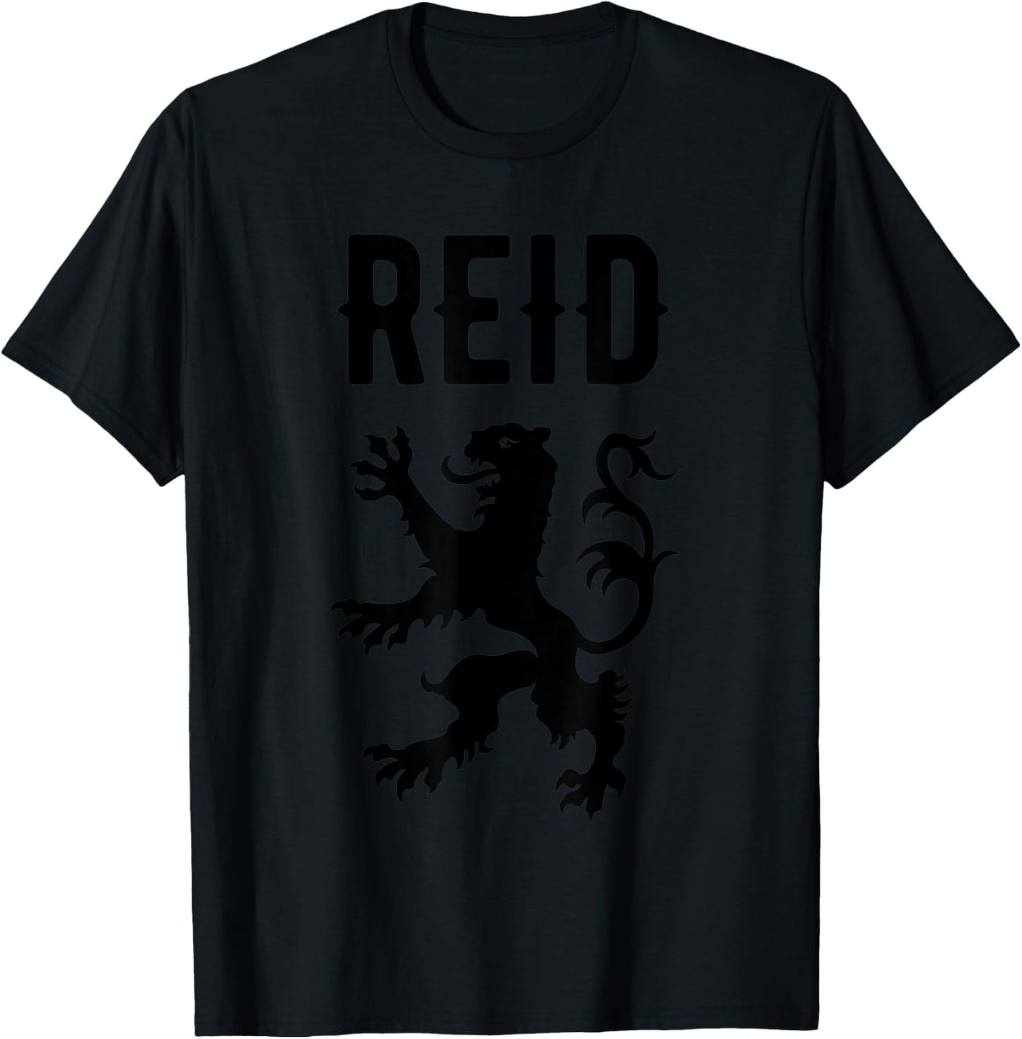 Reid Clan Scottish Family Name Scotland Heraldry T-Shirt - T-Shirt | Black