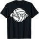 Dragons Volleyball Team Mascot School Spirit Game Night T-Shirt - T-Shirt | Black