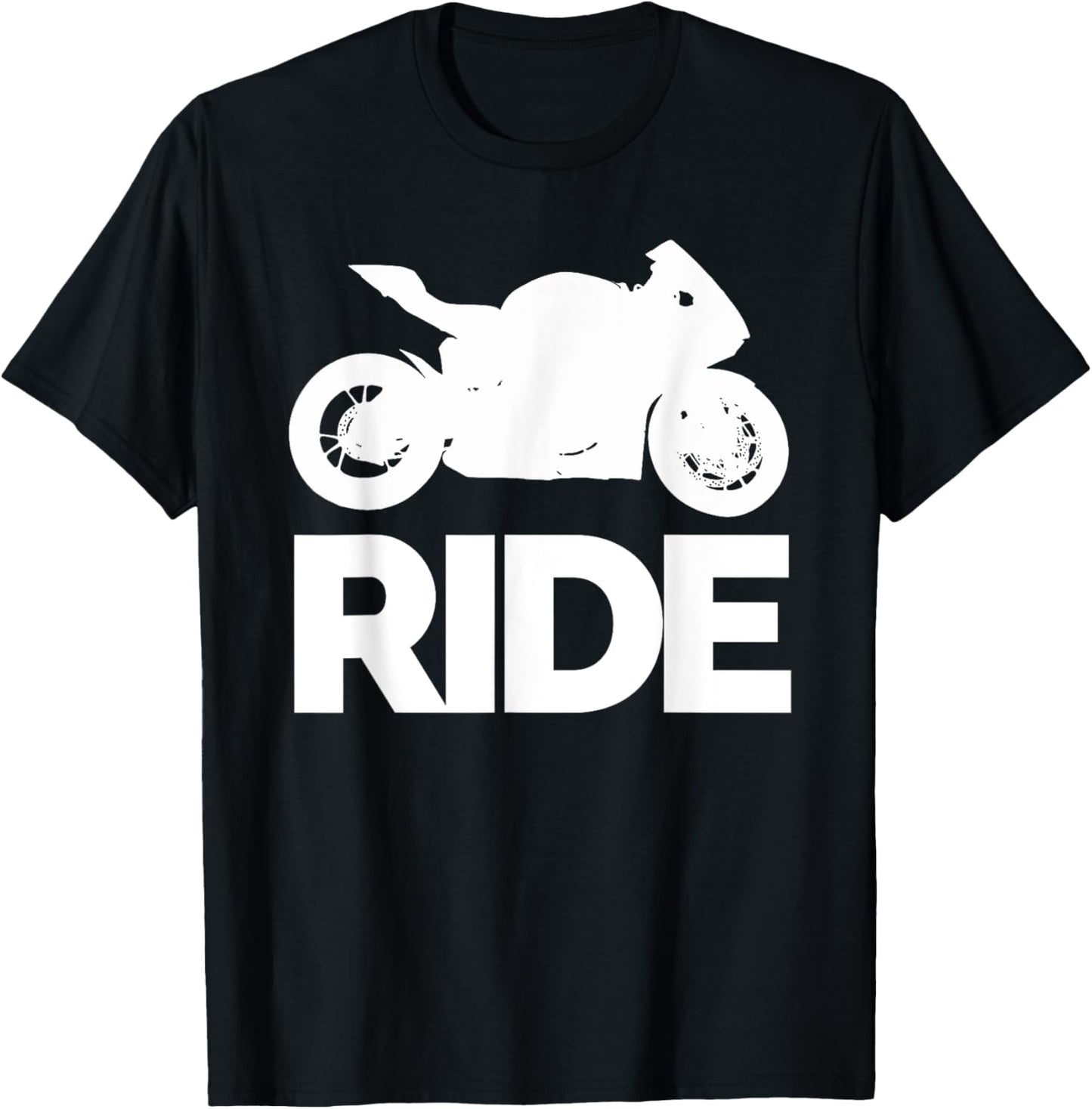 Motorcycle Rider Sport Bike Biker Superbike T-Shirt - T-Shirt | Black