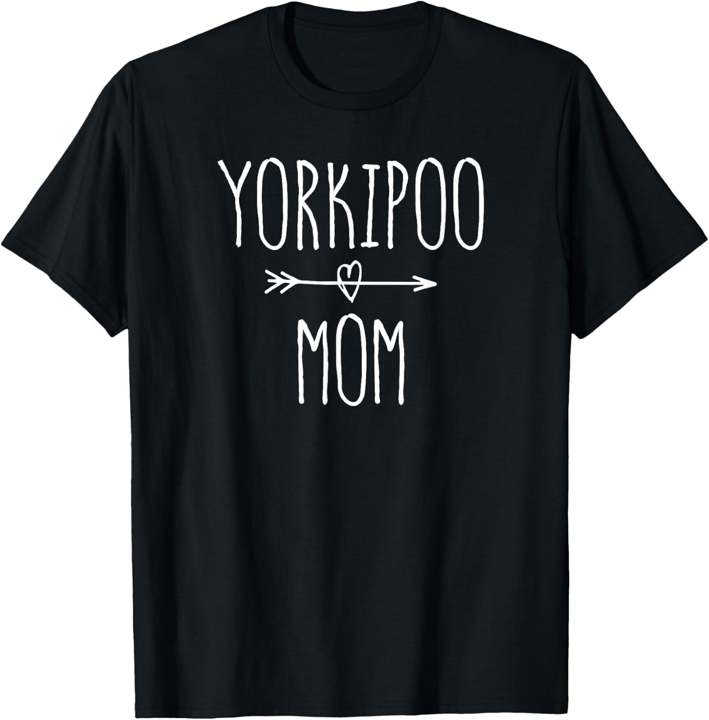 Yorkipoo Mom Yorkie Poodle Mom Gift T-Shirt - T-Shirt | Black