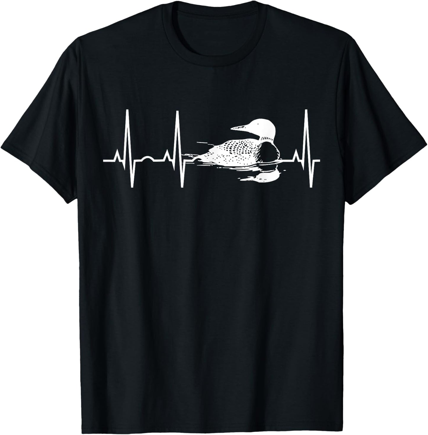Common Loon Shirt - I Love Loons Gift Birders T-Shirt - T-Shirt | Black