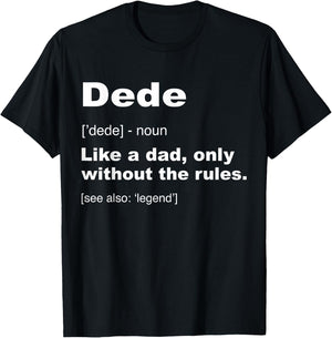 Definition Of Dede Funny Turkish Grandpa Shirts T-Shirt - T-Shirt | Black