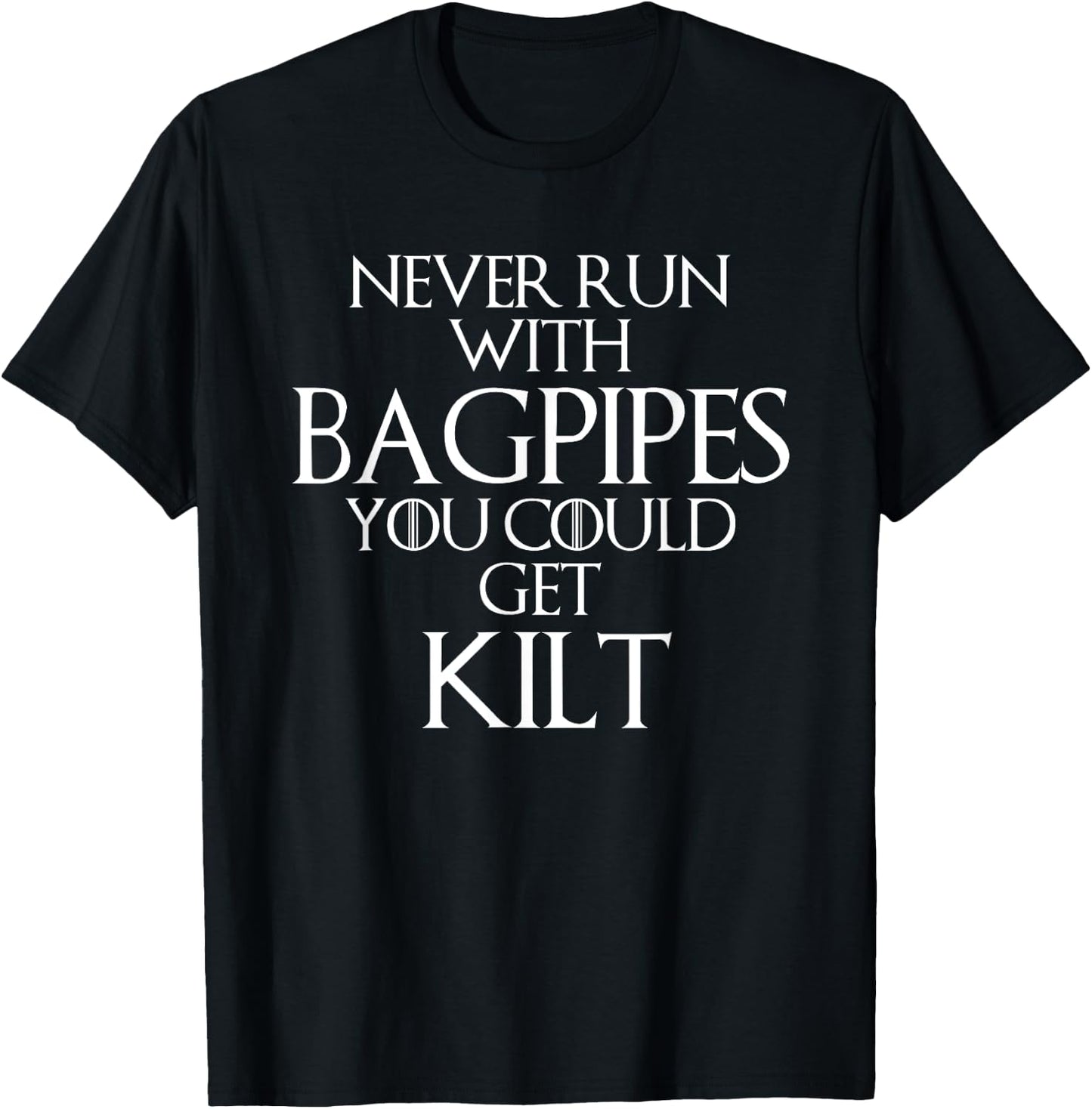 Funny Scottish Bagpipe Kilt Scotland Pride T-Shirt - T-Shirt | Black