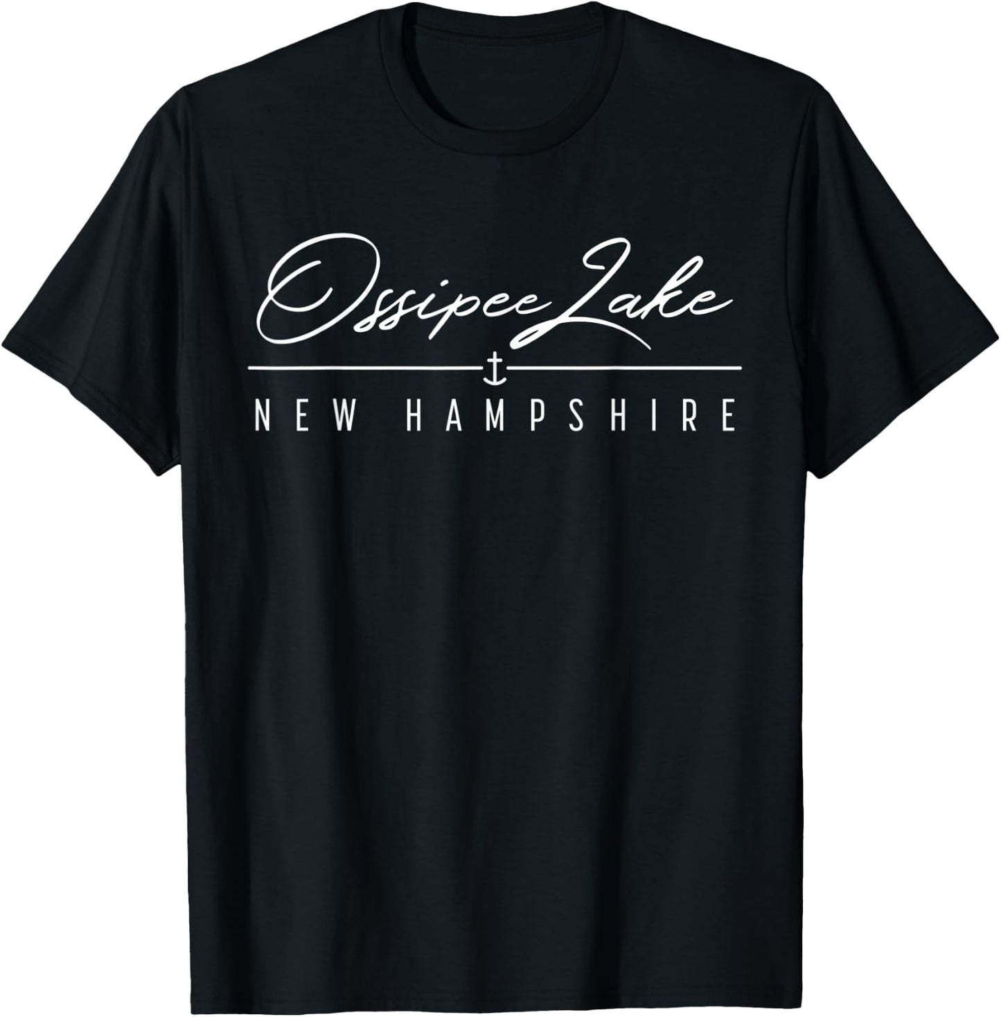 Ossipee Lake NH T-Shirt - T-Shirt | Black