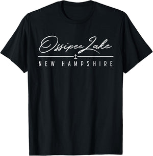 Ossipee Lake NH T-Shirt - T-Shirt | Black