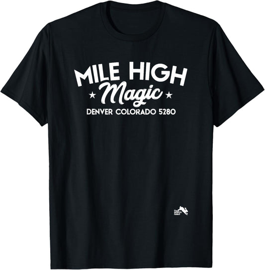 Mile High Magic Denver Sports T-Shirt - T-Shirt | Black