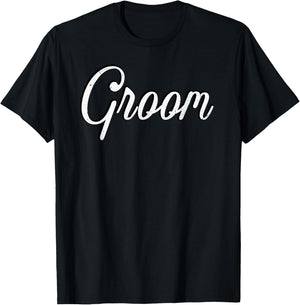 Family Matching Bachelor Bachelorette Party Groom Squat T-Shirt - T-Shirt | Black