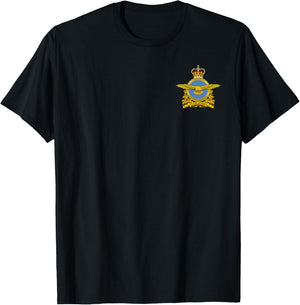 Royal Canadian Air Force RCAF Military Veteran T-Shirt - T-Shirt | Black