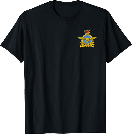 Royal Canadian Air Force RCAF Military Veteran T-Shirt - T-Shirt | Black