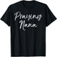 Praying Nana Shirt Prayer Cute Christian Grandma Shirt Pray T-Shirt - T-Shirt | Black