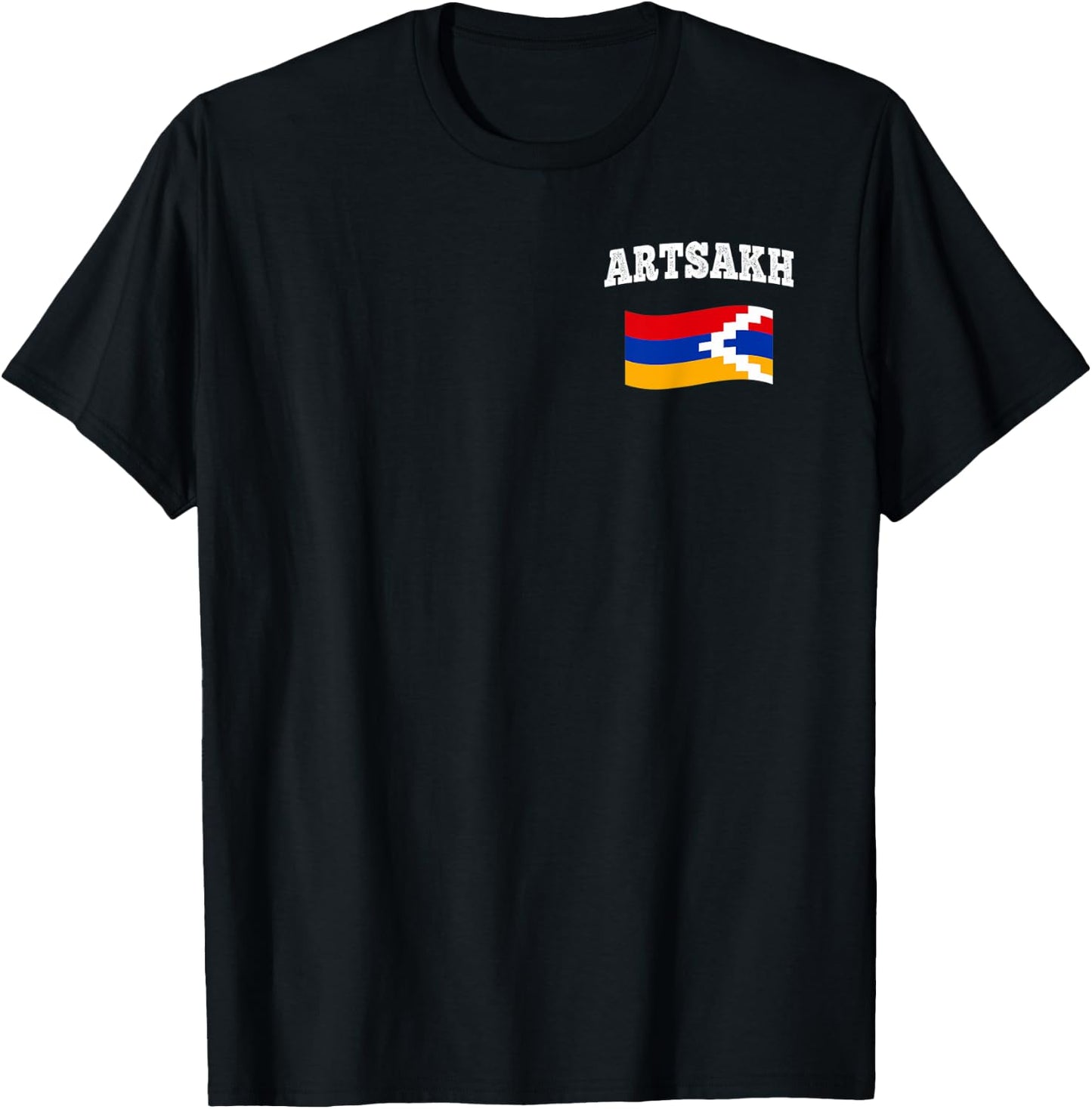 ARTSAKH Flag Sport Competition Proud Vacation Souvenir T-Shirt - T-Shirt | Black