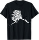 Alaskan Fish Alaska State Made of Wild Salmon Halibut Trout T-Shirt - T-Shirt | Black