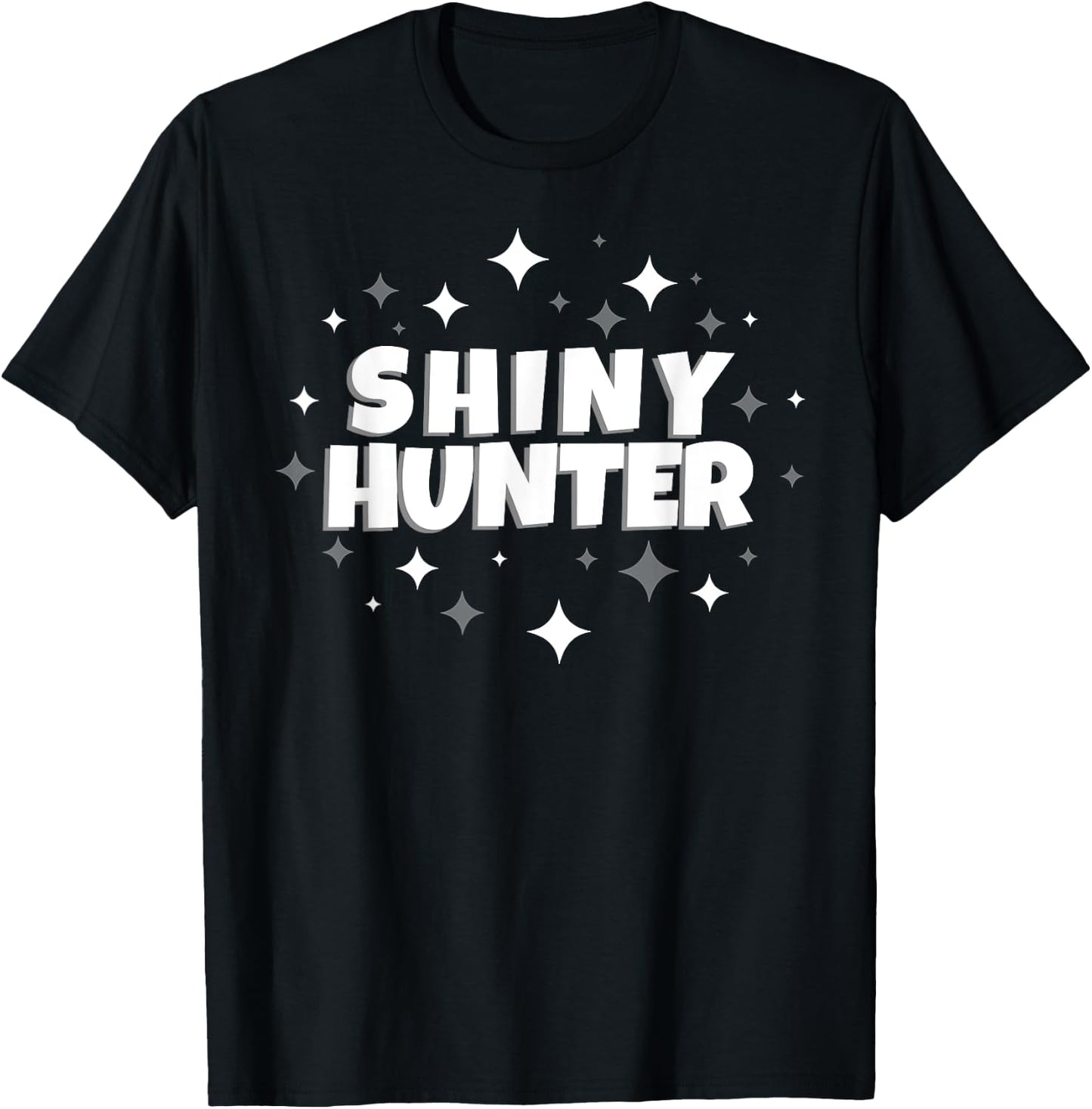 Shiny Hunter Funny Gamer T-Shirt - T-Shirt | Black