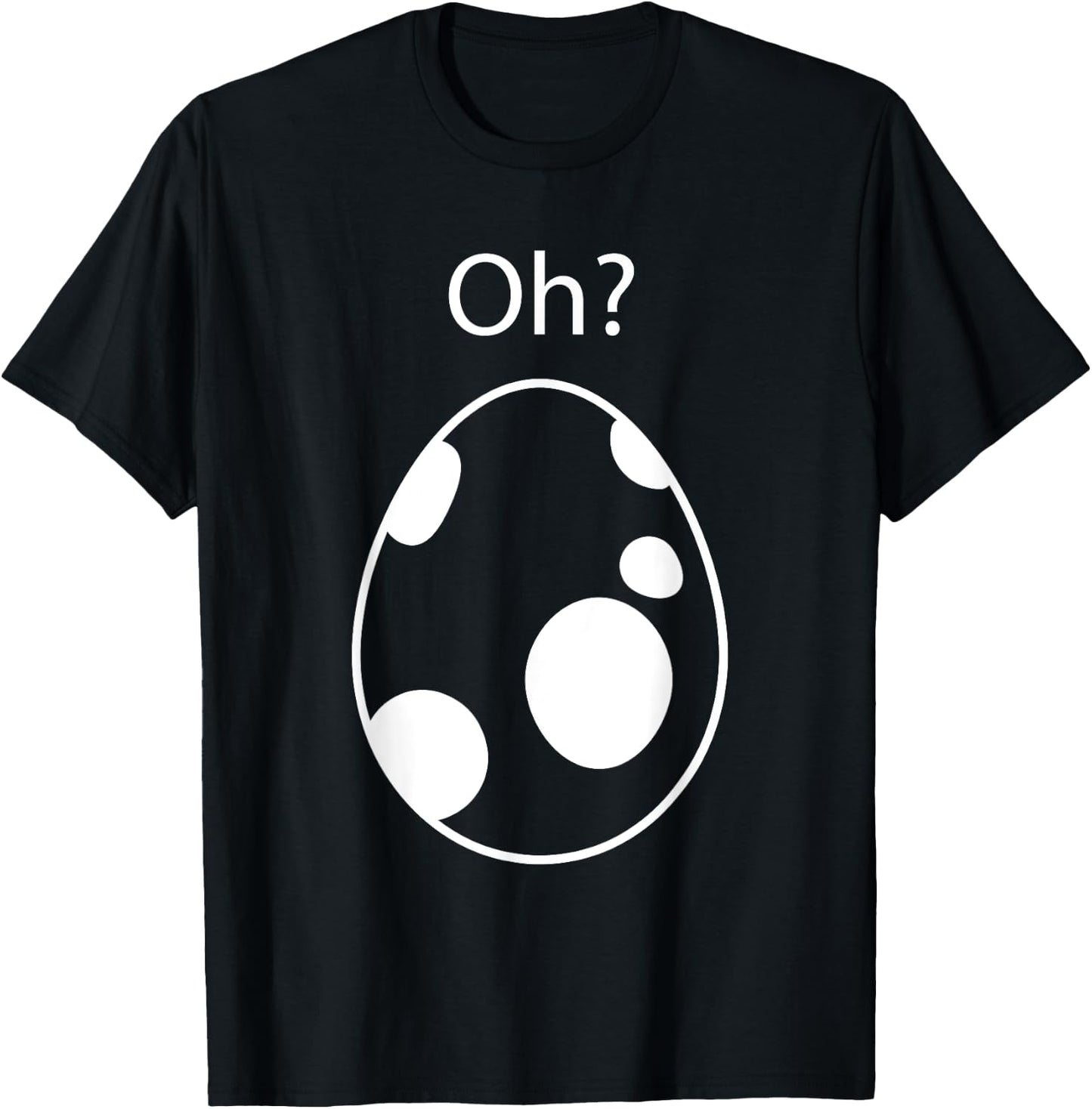 Hatching Egg Oh? Gamer T-Shirt - T-Shirt | Black