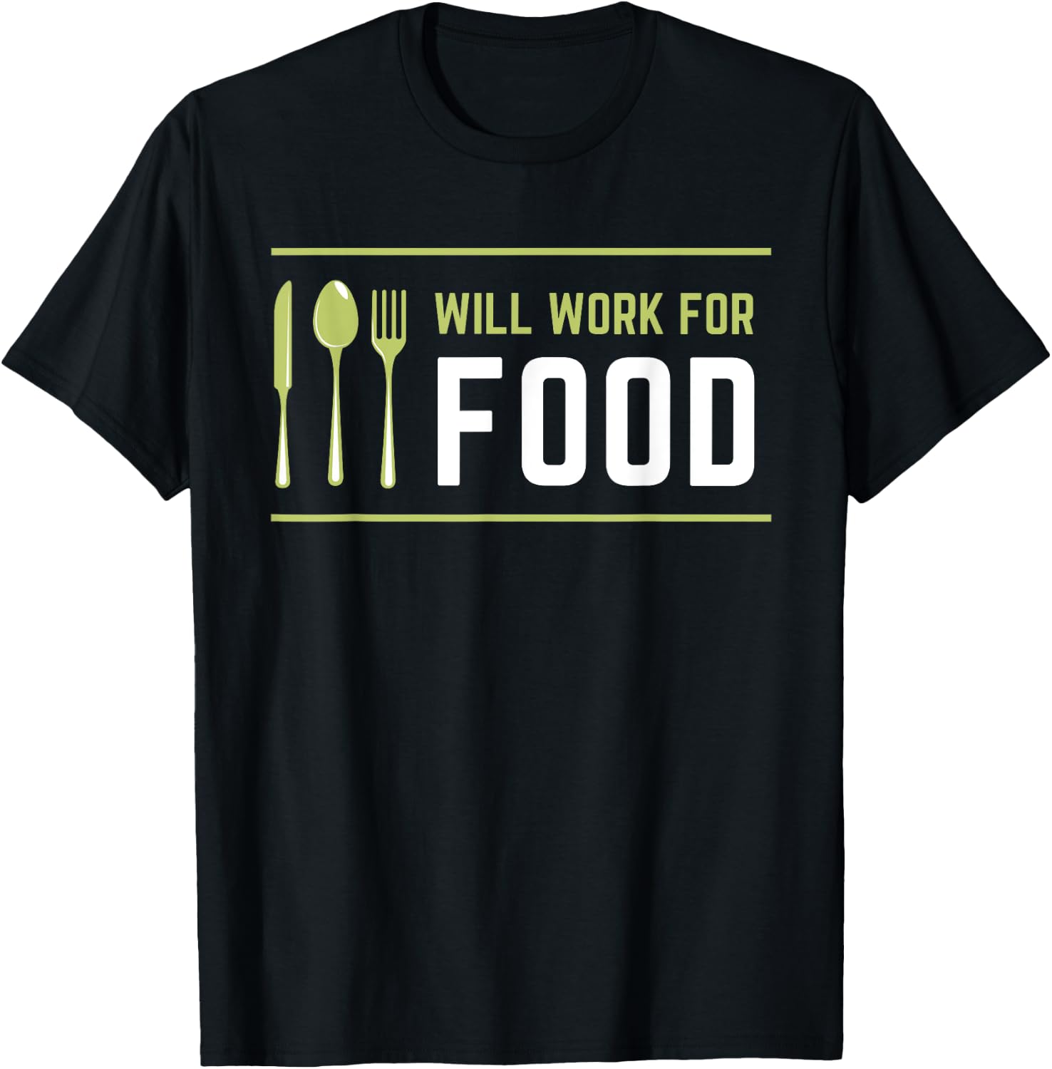 Funny Foodie Dad Gift Friend Foodie Gift Men Women T-Shirt - T-Shirt | Black