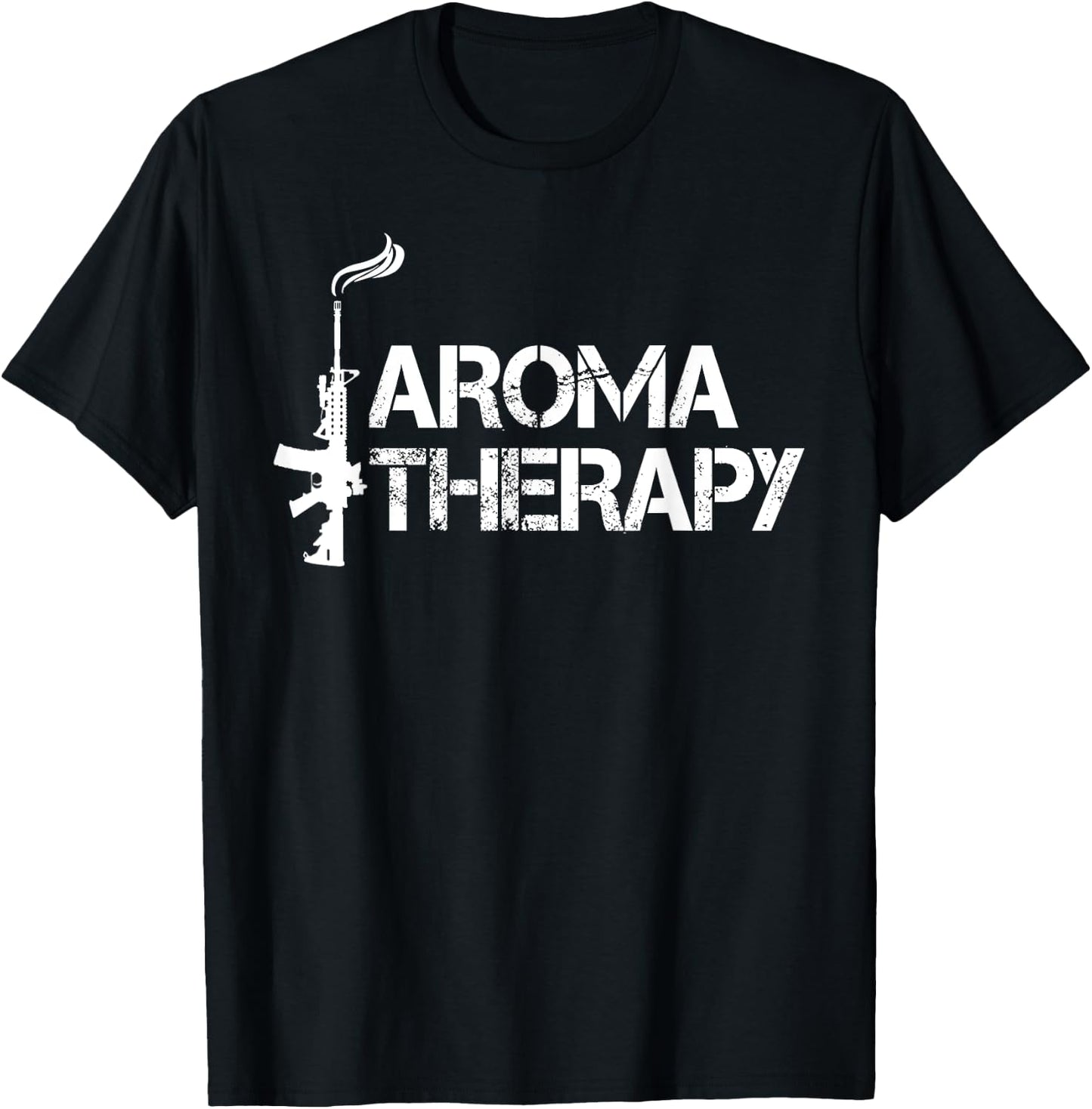 Pro-Gun 2nd Amendment AR15 Aroma Therapy T-Shirt - T-Shirt | Black