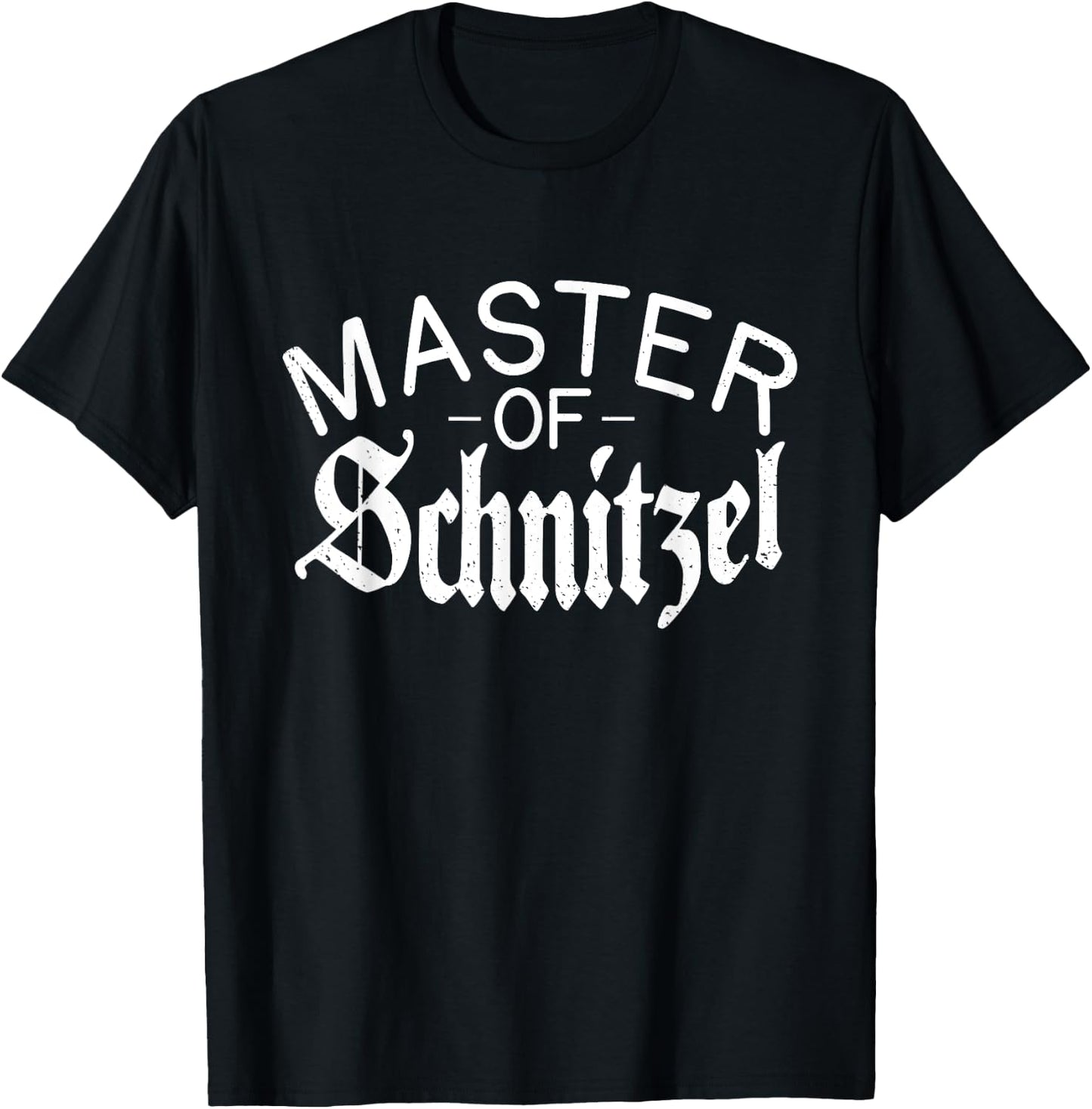 Master of Schnitzel Funny German Schnitzel T-Shirt - T-Shirt | Black