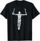 Motif gymnastics gymnast gymnastics fan vintage T-Shirt - T-Shirt | Black