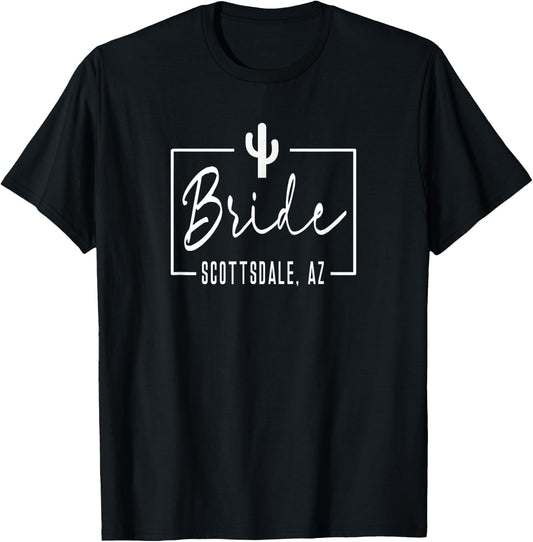 Scottsdale Bachelorette Party Bride Bridesmaid Babe Tribe T-Shirt - T-Shirt | Black