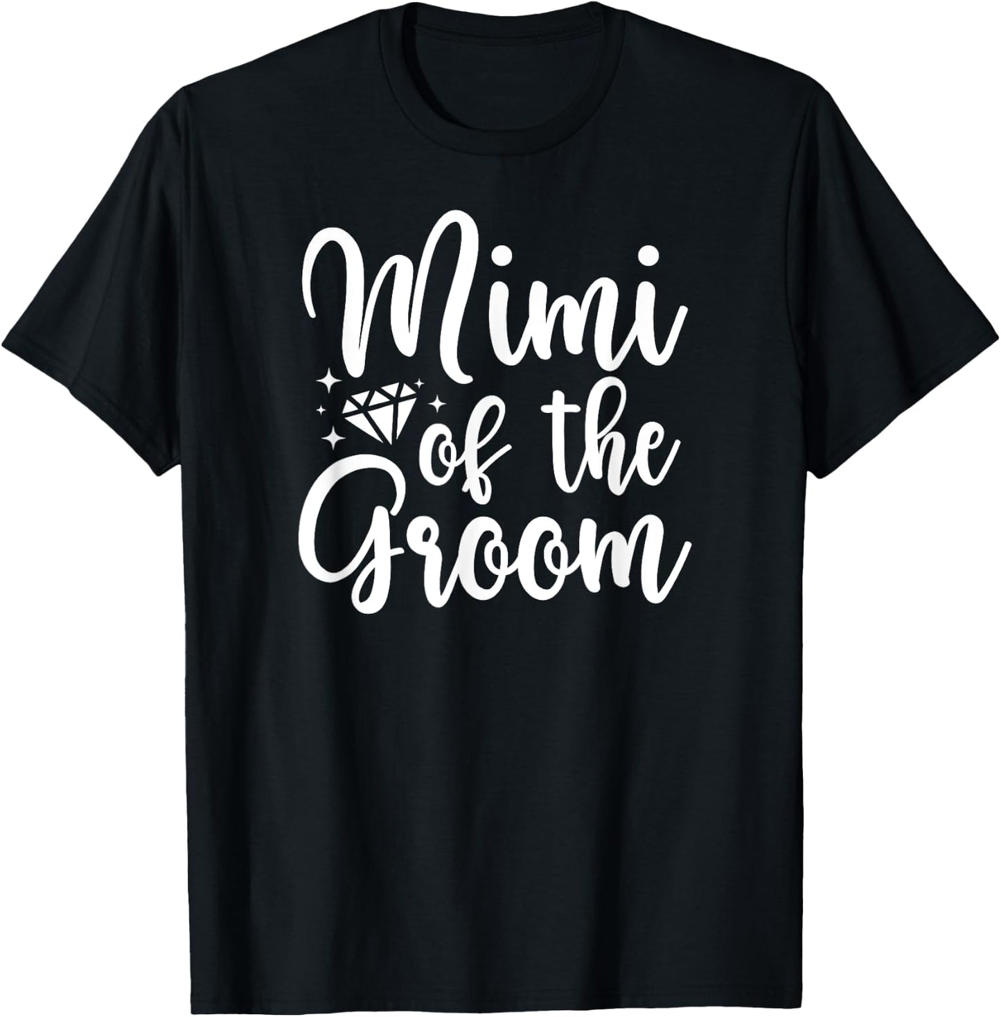 Proud Groom's Mimi Grandma T-Shirt - T-Shirt | Black